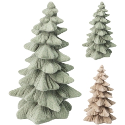 DECORO ALBERO FLOCCATO   COLORI ASSORTITI