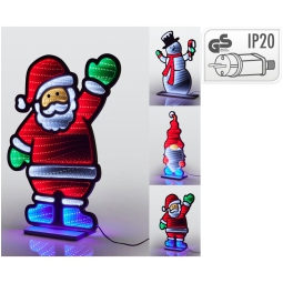 FIGURA SPECCHIO LED 45CM SOGGETTI ASSORTITI