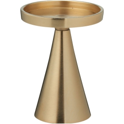 PORTA CANDELA H13CM      COLOR ORO