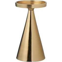 PORTA CANDELA H17CM      COLOR ORO