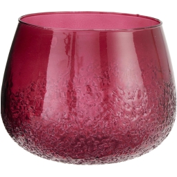 PORTACANDELA 15CM BORDEAUX