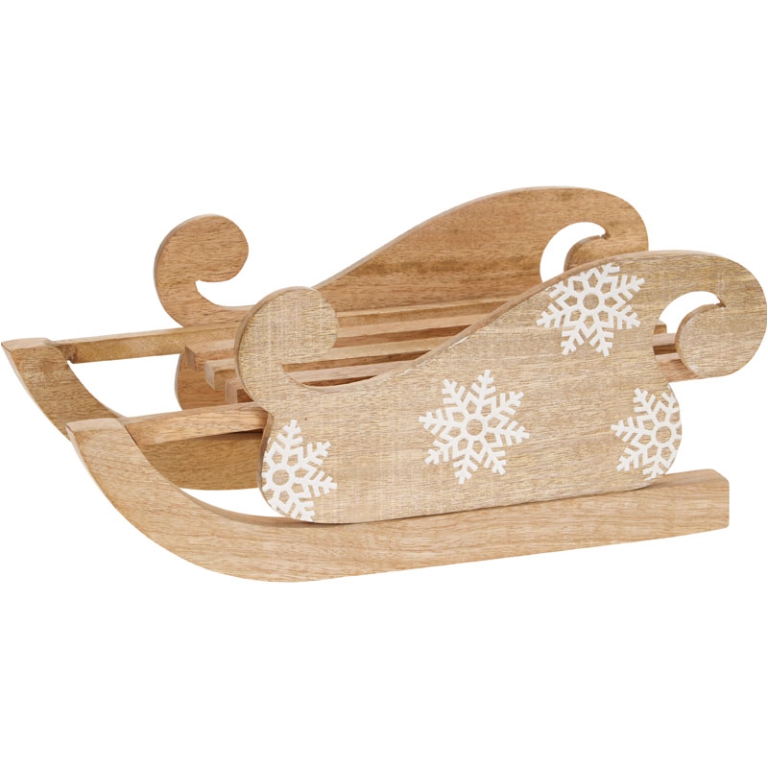 SLITTA LEGNO MANGO 32X14X18CM