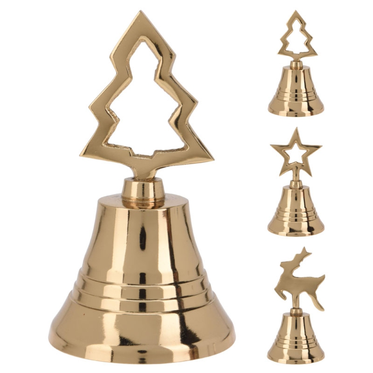CAMPANELLA DORATA 5X10CM SOGGETTI ASSORTITI