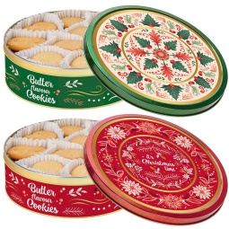 LATTA BISCOTTI AL BURRO  340GR NATALIZI