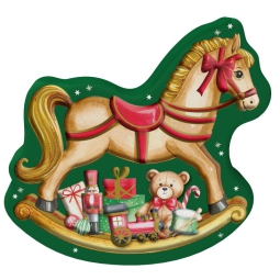 LATTA NATALIZIA CAVALLO A DONDOLO CON CHOCO TOFFEE