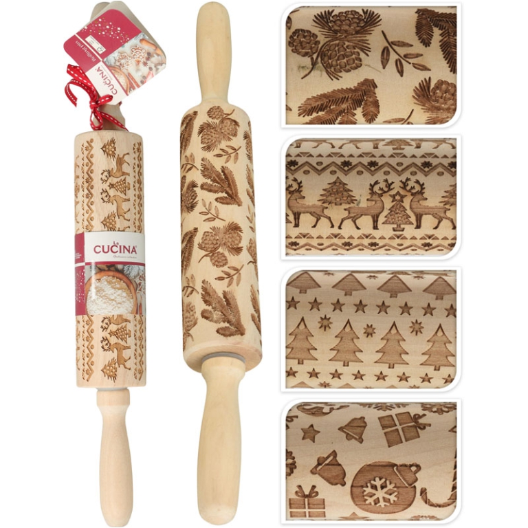 SET MATTARELLI CON DECORO 35CM SOGGETTI ASSORTITI