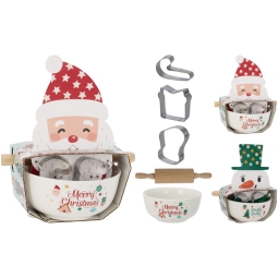 SET PER DOLCI 5PZ PORCELLANA SOGGETTI ASSORTITI