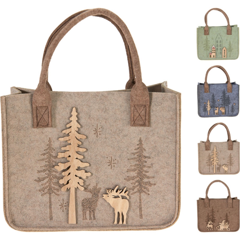 BORSA FELTRO 40CM SOGGETTI ASSORTITI