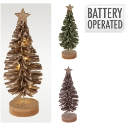 ALBERO LED FELTRO 30CM SOGGETTI ASSORTITI