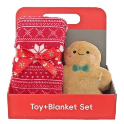 GIFTBOX COPERTA E PELUCHE OMINO PAN DI ZENZERO