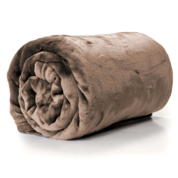 COPERTA 130X180CM TORTORA