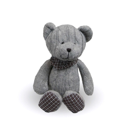 PELUCHE ORSETTO GRIGIO   H21CM