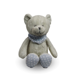 PELUCHE ORSETTO GRIGIO   CHIARO H21CM