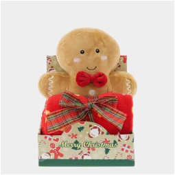 GIFTBOX PELUCHE OMINO PAN DI ZENZERO E COPERTA