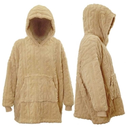 COPERTA A FELPA 70X50X87CM BEIGE
