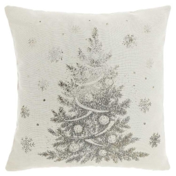 CUSCINO 45X45CM DECORO   RILEVO ABETE