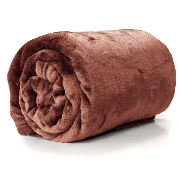 COPERTA 130X180CM MARSALA