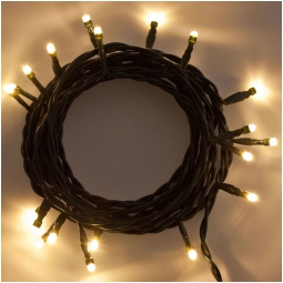LUMINARIA 20 LED 5MT BIANCO CALDO PER PRESEPE