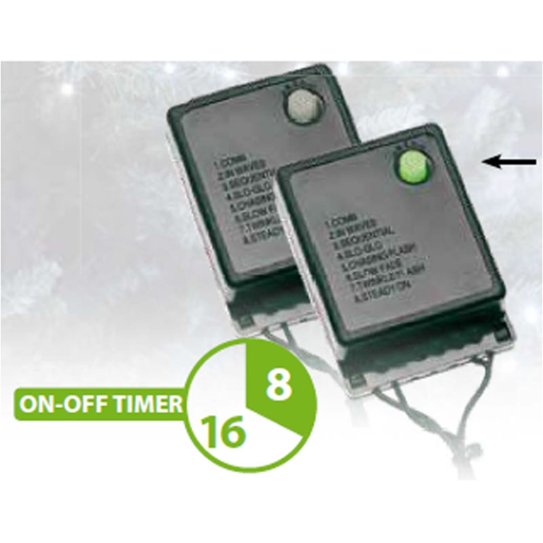 LUMINARIA 100 LED 2+5MT BIANCO CALDO ESTERNO 5