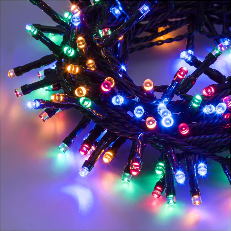 LUMINARIA 100 LED 2+5MT MULTICOLORE ESTERNO