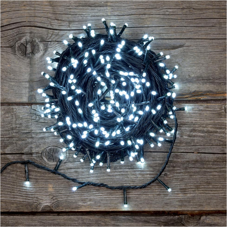 LUMINARIA 300 LED 12,5MT BIANCO FREDDO VERDE GIOCH 2
