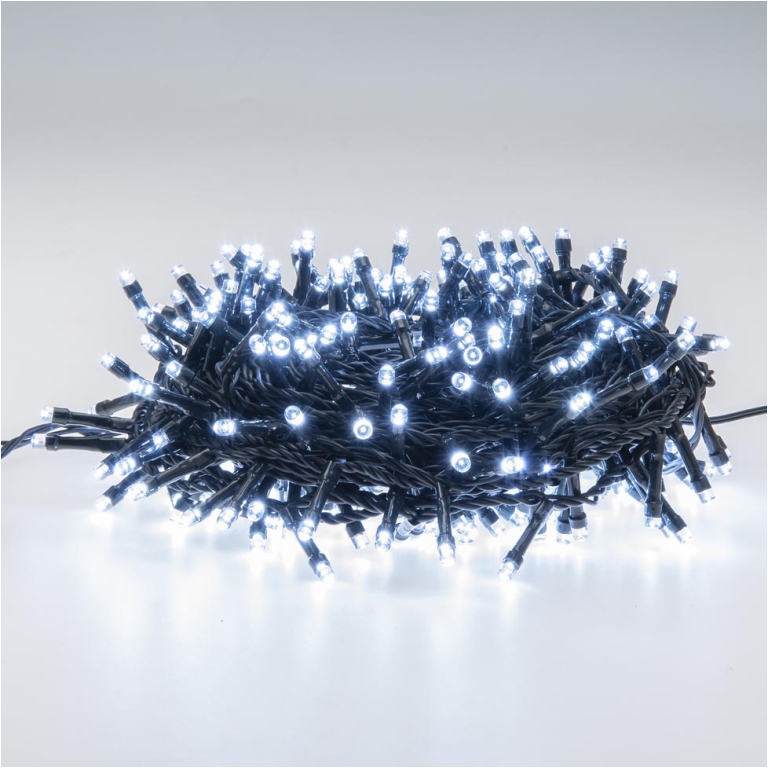 LUMINARIA 300 LED 12,5MT BIANCO FREDDO VERDE GIOCH 3