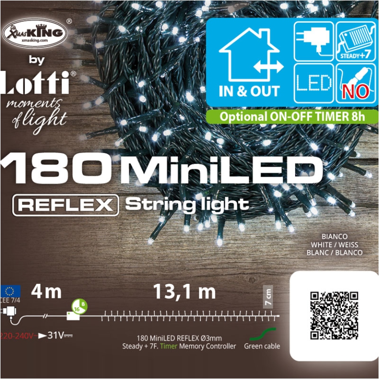 LUMINARIA 180 LED 13,1MT BIANCO FREDDO ESTERNO 3