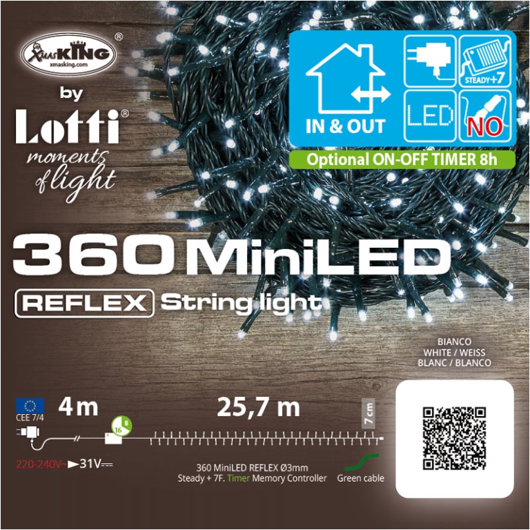 LUMINARIA 360 LED 25,7MT BIANCO FREDDO ESTERNO 3