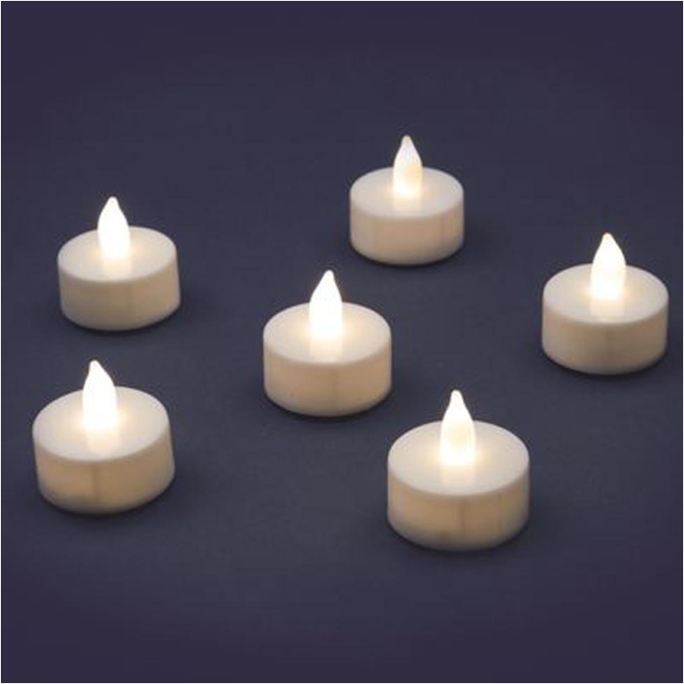 T-LIGHT LED CLASSICO 6PZ FIAMMA BATTERIA