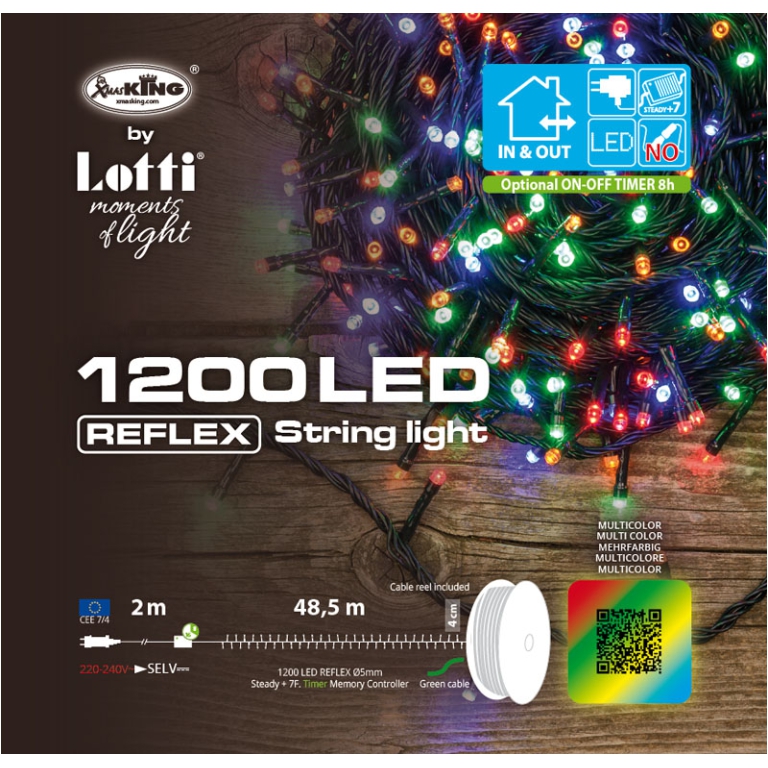 LUMINARIA 1200 LED 48,5MT MULTICOLORE ESTERNO 3