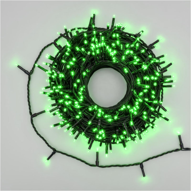 LUMINARIA 360 LED 25,7MT VERDE 8 GIOCHI ESTERNO 2