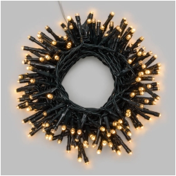 LUMINARIA 500 LED 20MT BIANCO CALDO BATTERIA