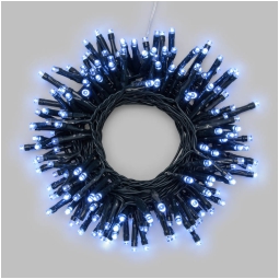 LUMINARIA 500 LED 20MT BIANCO FREDDO BATTERIA