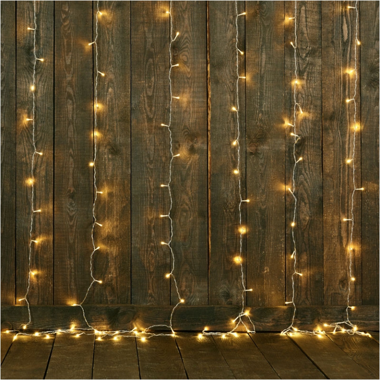 LUMINARIA 500 LED 5MT    H1MT BIANCO CALDO TENDA 2