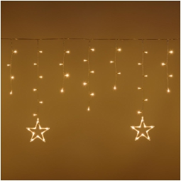 LUMINARIA 150 LED 4MT BIANCO CALDO TENDA STELLE