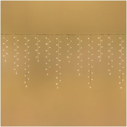 LUMINARIA 288 LED 4MT EFFETTO NEVE BIANCO TENDA