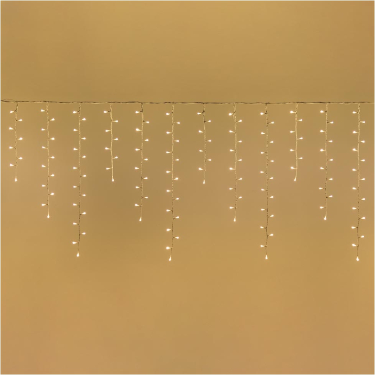 LUMINARIA 288 LED 4MT EFFETTO NEVE BIANCO TENDA