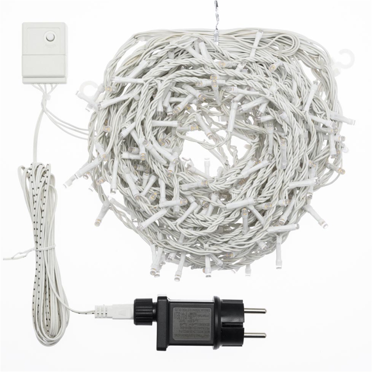 LUMINARIA 288 LED 4MT EFFETTO NEVE BIANCO TENDA 3