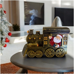 DECORO TRENINO LED MUSICALE 21CM