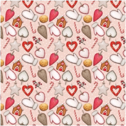 CARTA REGALO 70X100CM 10 FOGLI NATALE FONDO ROSA