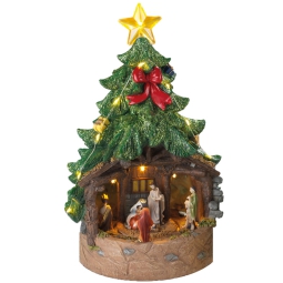 DECORO CARILLON LED H30CM PRESEPE