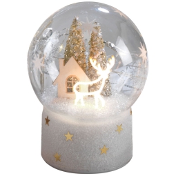 DECORO SFERA LED D12CM   CON BASE GIREVOLE