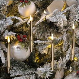 CANDELE LED DA APPENDERE SET 10PZ ORO