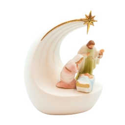 PRESEPE LED PORCELLANA   H11CM