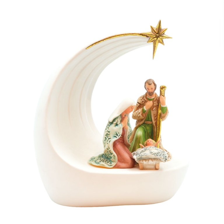 PRESEPE LED PORCELLANA   H22,50CM