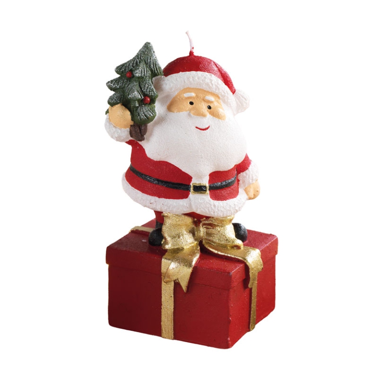 CANDELA BABBO NATALE     H13,5CM