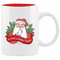 TAZZA CERAMICA SCRITTA   BABBO NATALE