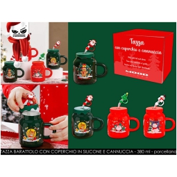 TAZZA BARATTOLO COPERCHIOE CANNUCCIA SOGGETTI ASSORTITI