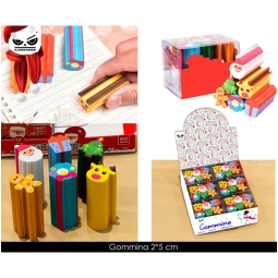 GOMMINE XMAS THEME SOGGETTI ASSORTITI 2X5CM SET 6PZ