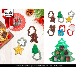 FORMINE BISCOTTI DI NATALE SET 6PZ